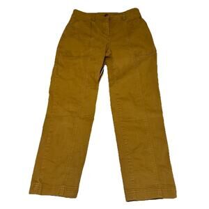 Boden Size 2P Mustard Yellow Cotton Pants NWOT London brand #2009